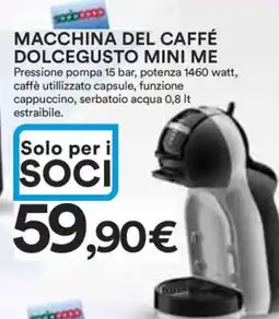 Coop MACCHINA DEL CAFFÉ DOLCEGUSTO MINI ME offerta