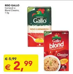 Esselunga RISO GALLO offerta