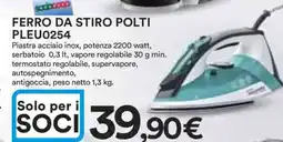 Coop FERRO DA STIRO POLTI PLEU0254 offerta