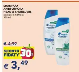Esselunga SHAMPOO ANTIFORFORA HEAD & SHOULDERS offerta