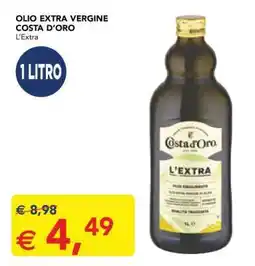 Esselunga Olio Extra Vergine Costa D'Oro offerta