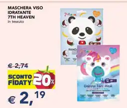 Esselunga MASCHERA VISO IDRATANTE 7TH HEAVEN offerta