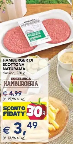 Esselunga Hamburger di Scottona Naturama offerta