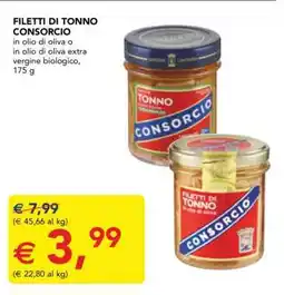 Esselunga FILETTI DI TONNO CONSORCIO offerta