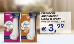 Esselunga DIFFUSORE AUTOMATICO SENSE & SPRAY offerta