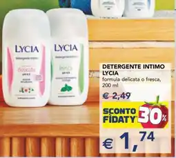 Esselunga DETERGENTE INTIMO LYCIA offerta