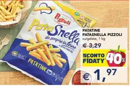 Esselunga Patatine Patasnella Pizzoli offerta