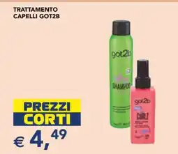 Esselunga TRATTAMENTO CAPELLI GOT2B offerta