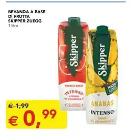 Esselunga BEVANDA A BASE DI FRUTTA SKIPPER ZUEGG offerta