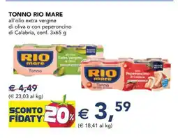 Esselunga TONNO RIO MARE offerta