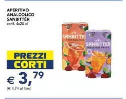 Esselunga Aperitivo Analcolico Sanbittèr offerta