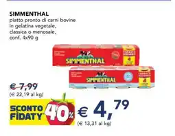 Esselunga SIMMENTHAL offerta