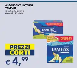 Esselunga ASSORBENTI INTERNI TAMPAX offerta