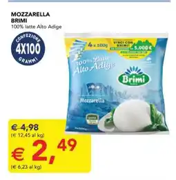Esselunga MOZZARELLA BRIMI offerta