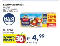 Esselunga BASTONCINI FINDUS offerta