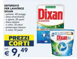 Esselunga Dixan Detersivo per Lavatrice offerta