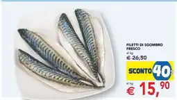 Esselunga FILETTI DI SGOMBRO FRESCO offerta