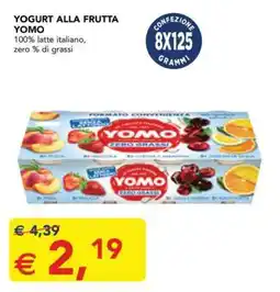 Esselunga YOGURT ALLA FRUTTA YOMO offerta