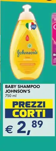 Esselunga Baby Shampoo Johnson's offerta