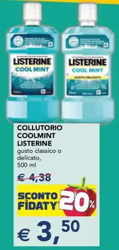 Esselunga Collutorio Coolmint Listerine offerta