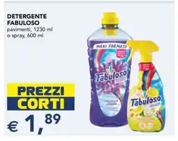 Esselunga DETERGENTE FABULOSO offerta