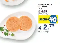 Esselunga Fishburger di Salmone offerta