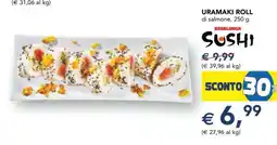 Esselunga URAMAKI ROLL di salmone offerta