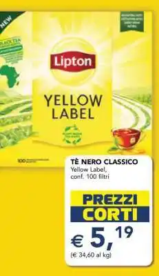 Esselunga TÈ NERO CLASSICO offerta
