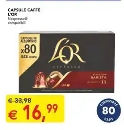Esselunga CAPSULE CAFFÈ L'OR offerta