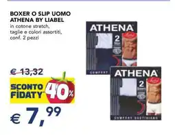 Esselunga BOXER O SLIP UOMO ATHENA BY LIABEL offerta
