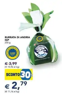 Esselunga Burrata di Andria IGP offerta