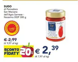 Esselunga SUGO di Pomodoro San Marzano dell'Agro Sarnese - Nocerino DOP 300 g offerta