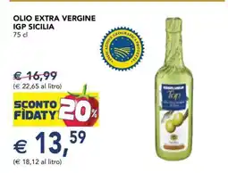 Esselunga OLIO EXTRA VERGINE IGP SICILIA offerta