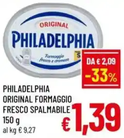 A&O Philadelphia original formaggio fresco spalmabile offerta