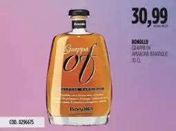 Carico Cash & Carry Bonollo grappa of amarone barrique offerta