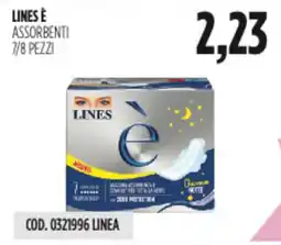 Carico Cash & Carry Lines è assorbenti 7/8 pezzi offerta