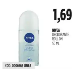 Carico Cash & Carry Nivea deodorante roll on offerta