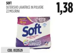 Carico Cash & Carry Soft detersivo lavatrice in polvere 22 misurini offerta