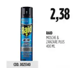 Carico Cash & Carry Raid mosche & zanzare plus offerta