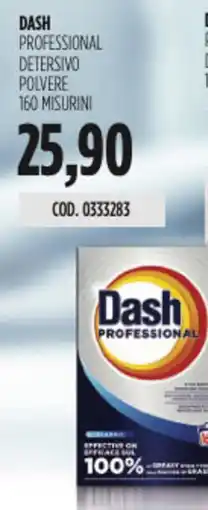 Carico Cash & Carry Dash professional detersivo polvere 160 misurini offerta