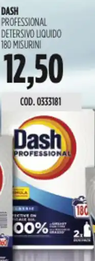 Carico Cash & Carry Dash professional detersivo liquido 180 misurini offerta