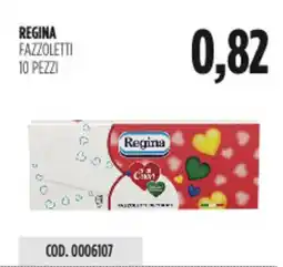 Carico Cash & Carry Regina fazzoletti 10 pezzi offerta