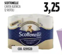 Carico Cash & Carry Scottonelle carta igienica 12 rotoli offerta
