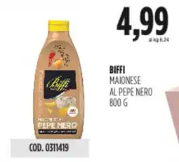 Carico Cash & Carry Biffi maionese al pepe nero offerta