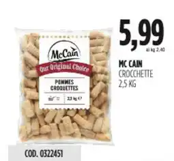 Carico Cash & Carry Mc cain crocchette offerta