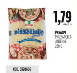 Carico Cash & Carry Prealpi mozzarella julienne offerta