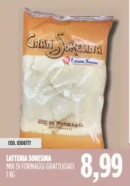 Carico Cash & Carry Latteria soresina mix di formaggi grattugiati offerta