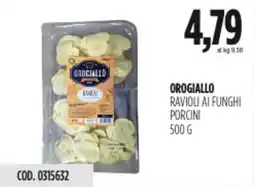 Carico Cash & Carry Orogiallo ravioli ai funghi porcini offerta
