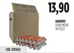 Carico Cash & Carry Agriovo uova medie 90 pezzi offerta