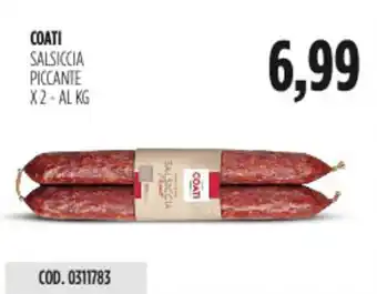 Carico Cash & Carry Coati salsiccia piccante offerta